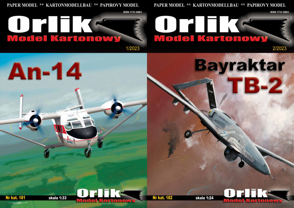An-14 i Bayraktar TB-2 z wydawnictwa ORLIK