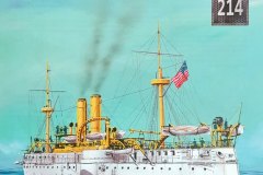 Krazownik_pancerny_US_Maine__inbox_1895_Modelarstwo_Kartonowe_01