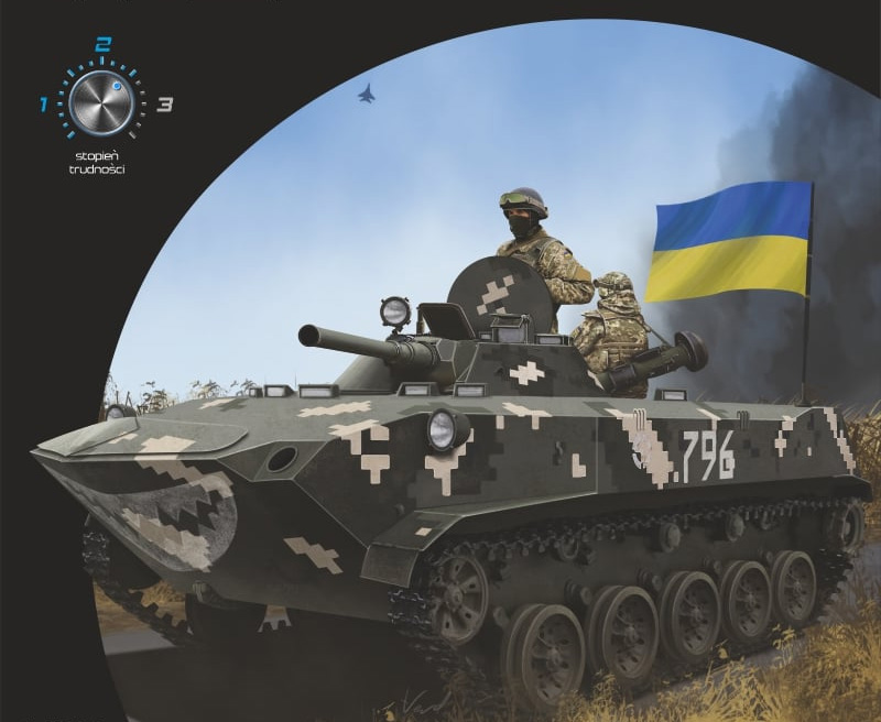 BMD-1 w barwach Ukrainy z wydawnictwa Answer