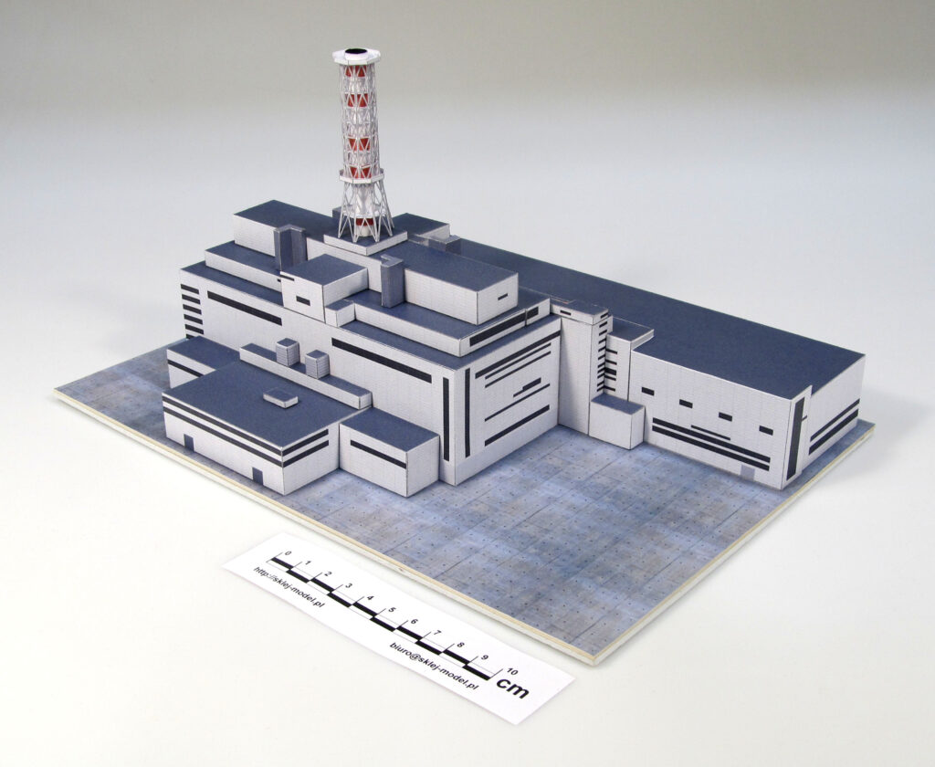 Elektrownia Jądrowa w Czarnobylu od SKLEJ MODEL