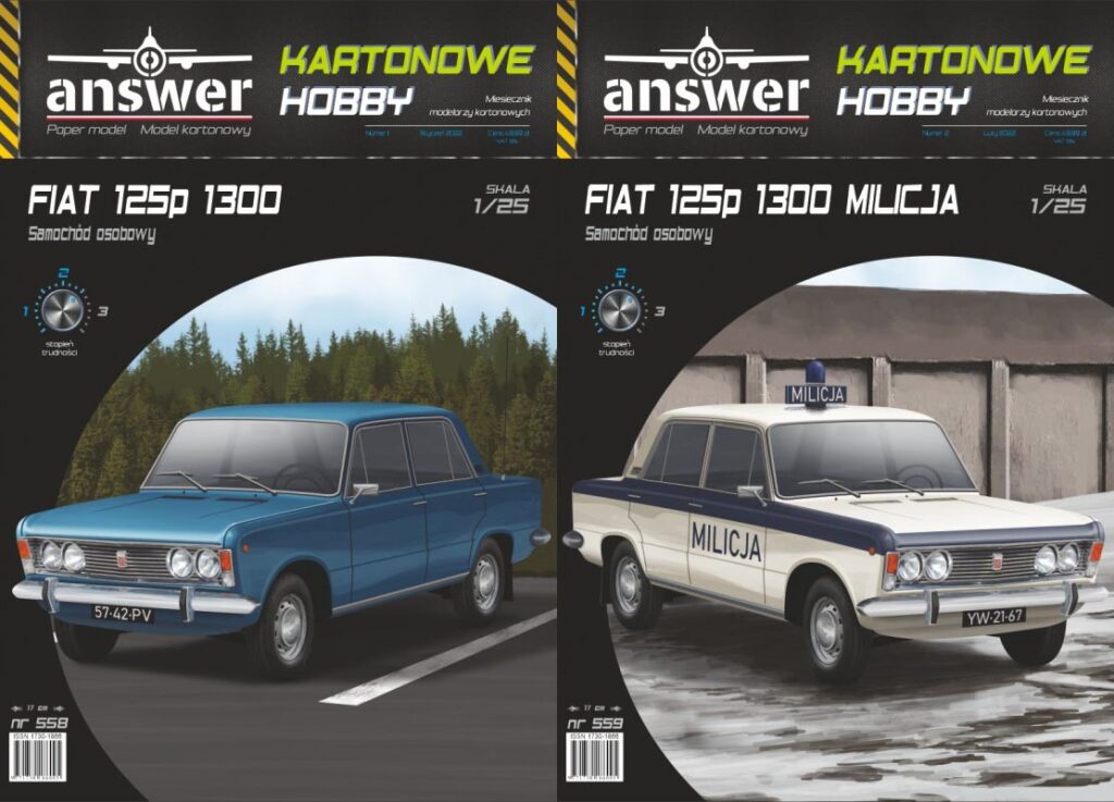 FIAT 125p x2 z wydawnictwa Answer