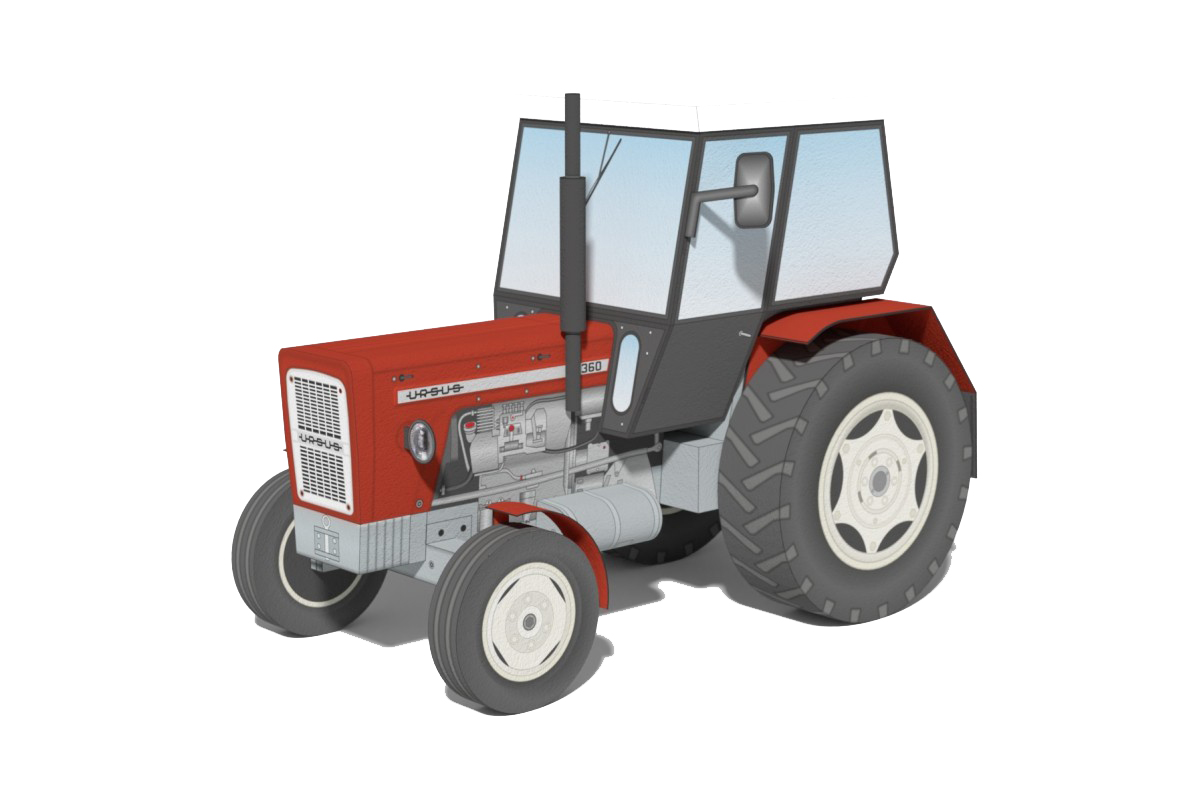 Ursus C 360 Z Serii Kartonowy Express Modele Z Kartonu
