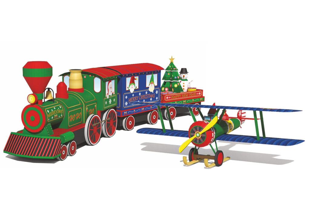 Transport Świętego Mikołaja z serii Kartonowy Express