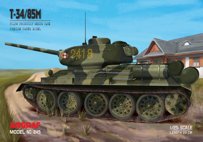 Czołg T-34/85M z serii wydawniczej ANGRAF